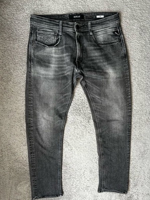 Replay Jeans slim fit γκρι, σαν καινούργιο, μέγεθος 32