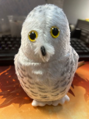 Wild Republic Snowy Owl Plush 18cm with Sound RSPB II