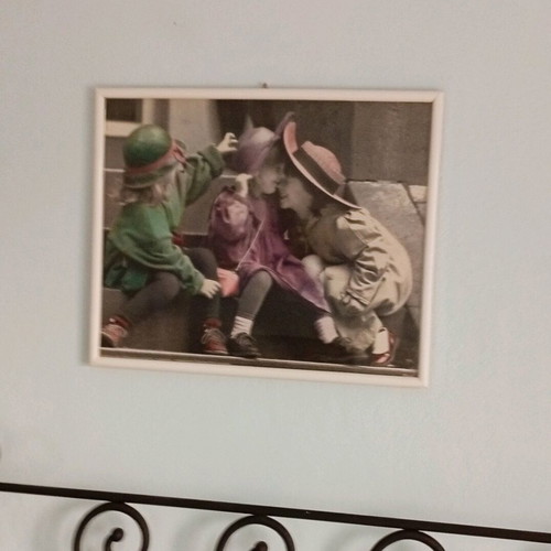 Poster with white frame like new, 53x43 cm
