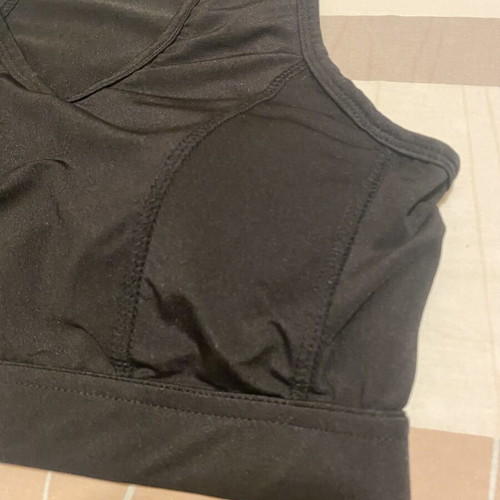 Sports Bra black like new, padded, fits XS and S