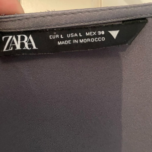 Zara dress no.L like new, grey silver with inner lining