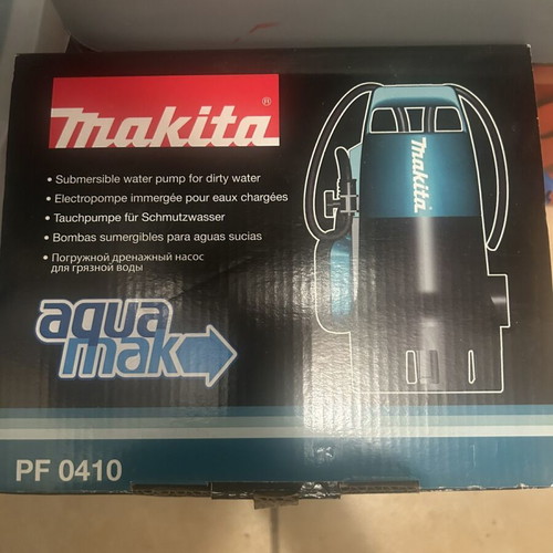 Makita PF0410 Submersible Pump for Dirty Water New
