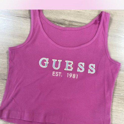 Guess pink tank top, size S