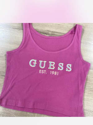 Guess pink tank top, size S