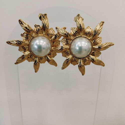 Stainless Steel Earrings new, gold and silver color
