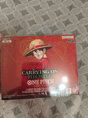 One Piece TCG OP13 Carrying on His Will Booster Box new