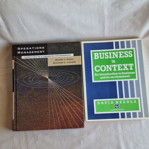 Operations Management & Business in Context books, English