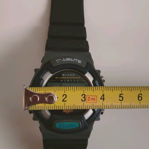 JAGA wristwatch waterproof used functional