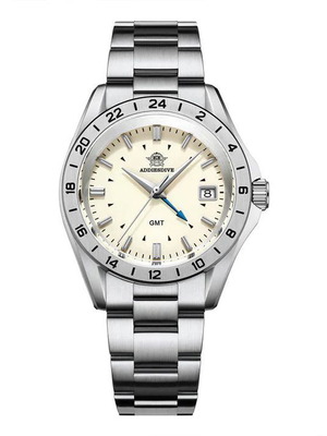 Addiesdive 38mm GMT Quartz ρολόι AD2063 καινούργιο, ανδρικό