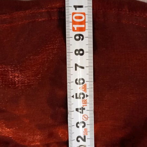 Handmade shoulder bag red and gold in excellent condition