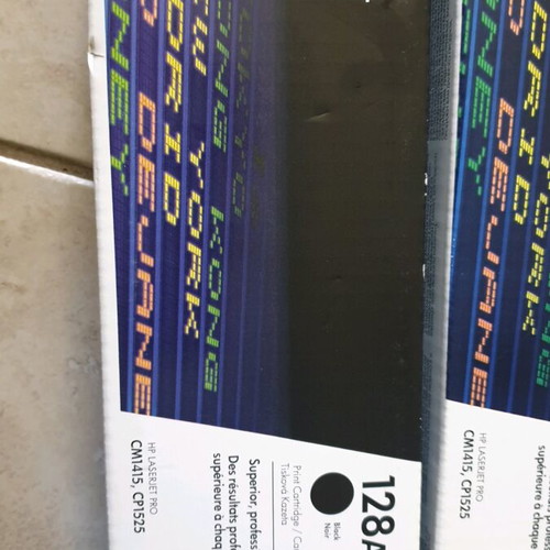 HP Laserjet 128A toner new, pack of 4 Black/Yellow/Cyan/Magenta