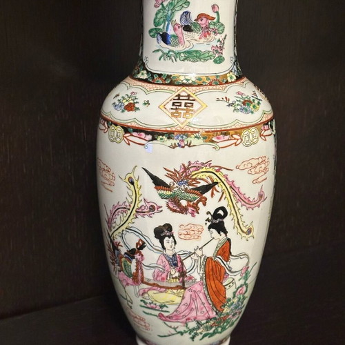 Chinese vase antique from the 1980s new