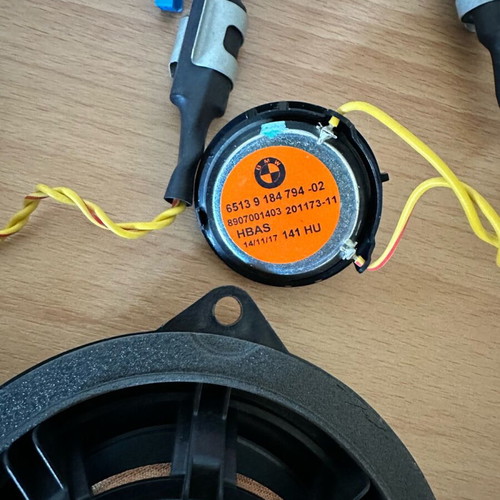 Mini Cooper 2015 speakers used, full set