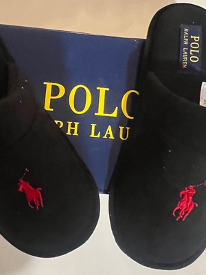 Polo Ralph Lauren slippers new, black, size 38