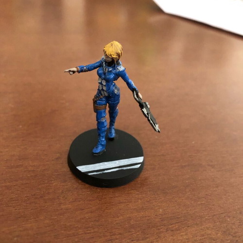 Nomads Trooper used metal 28mm painted figure