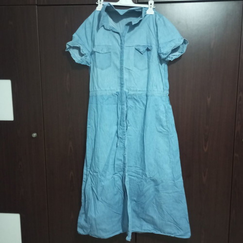 Women's denim dress long size XXL used