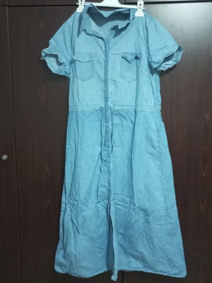 Women's denim dress long size XXL used