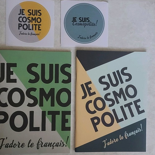 French learning notebooks new with 30 sheets and stickers