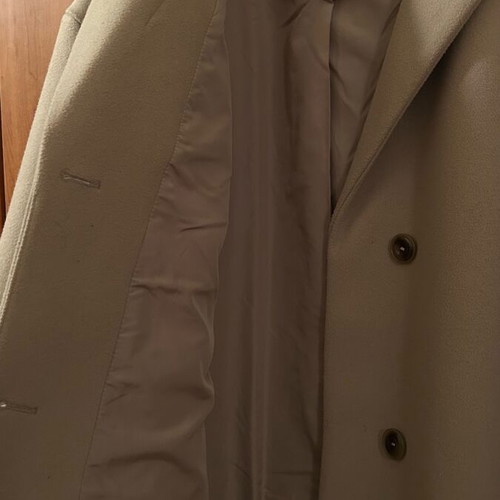 H&M beige coat like new, size L, lined