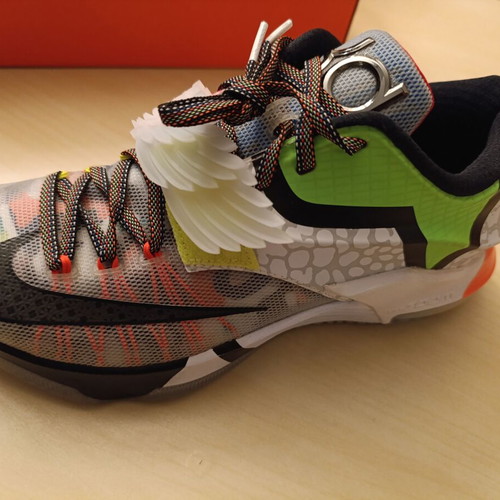 Nike KD 7 "What The" basketball shoes like new, multicolor, size 42