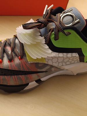 Nike KD 7 "What The" basketball shoes like new, multicolor, size 42