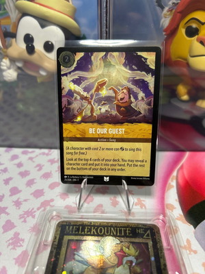 Disney Lorcana κάρτα Be Our Guest foil holographic νέα