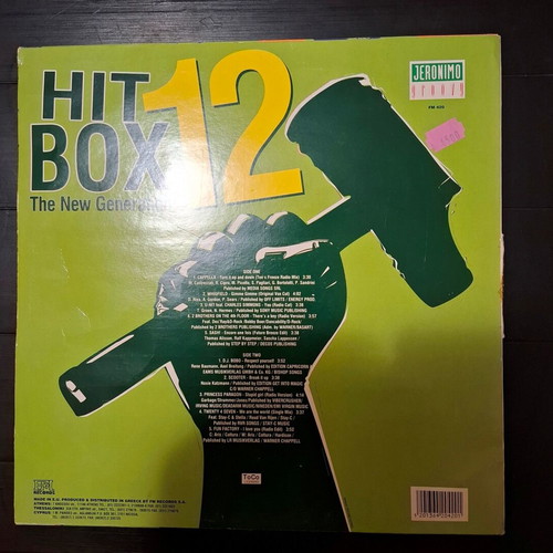 Hit Box 12 vinyl used, electronic music