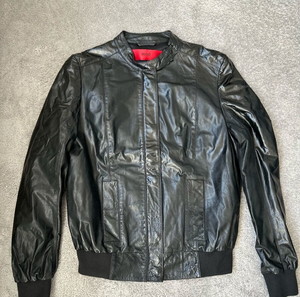 Hugo Boss Hugo leather jacket women L