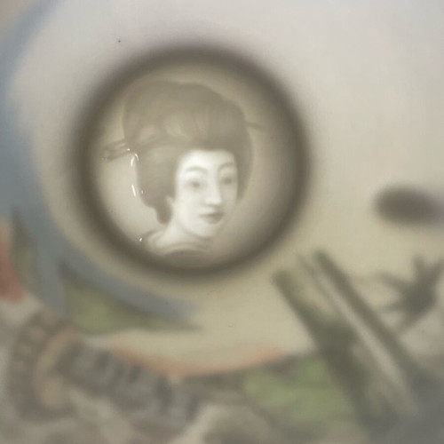 Vintage Hayasi Japanese Fine China Geisha Girl Bone China Kutani tea set like new