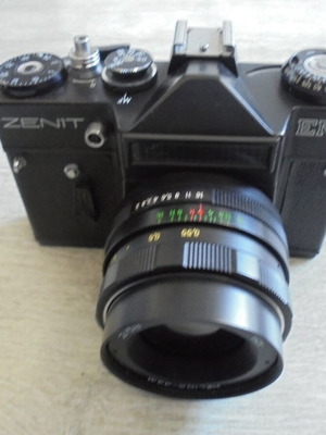 Zenit EM vintage camera used with Helios 44M 2/58 lens