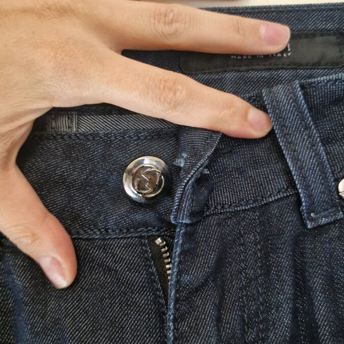 Gucci Vintage Jeans Size 27 Refurbished Dark Blue Cotton