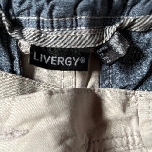 Livergy men's bermuda shorts used, size L, beige