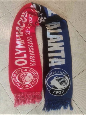 Collectible Olympiacos - Atalanta scarf used 2022
