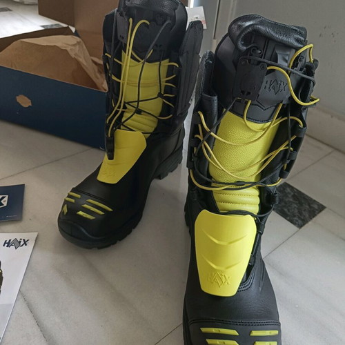 Haix Fire Eagle 2.0 Firefighting Boots new, size 44, black and yellow