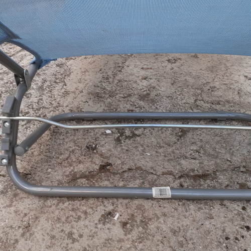 Aluminum sun lounger new with adjustable backrest