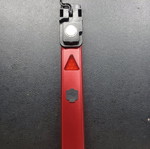Flashlight new with battery indicator, magnet and hook