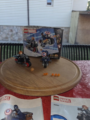 LEGO Marvel Super Heroes Age of Ultron Black Widow & Captain America Motorcycles set