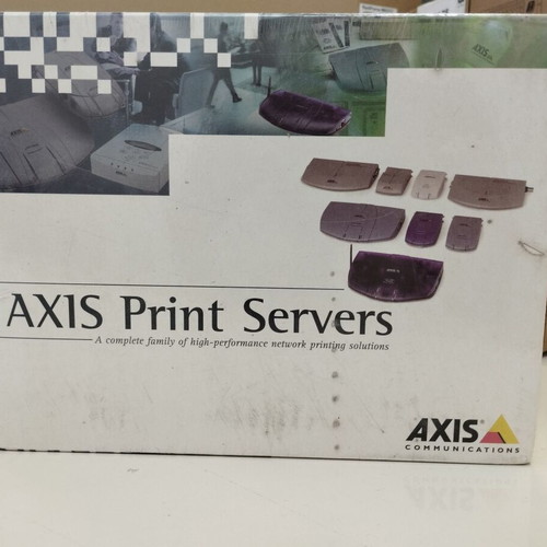 AXIS 540+ Print Server σφραγισμένο, vintage LAN 10BaseT