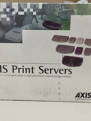 AXIS 540+ Print Server σφραγισμένο, vintage LAN 10BaseT