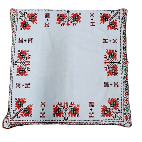 Hand-Embroidered Tablecloth with Traditional Bulgarian Motifs like new