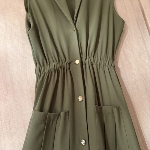 Chic maxi dress like new, green, size S