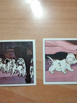 101 Dalmatians stickers new, 2 pieces