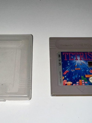 Tetris for Nintendo Gameboy used with case