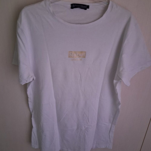 Men's Bermuda shorts and T-shirt set like new, white