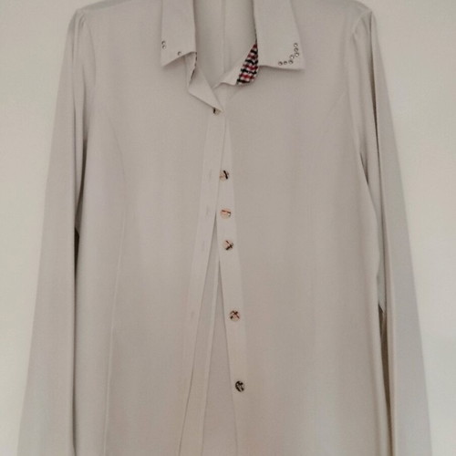 Women's shirts used, set of 2, gray and beige, size XL