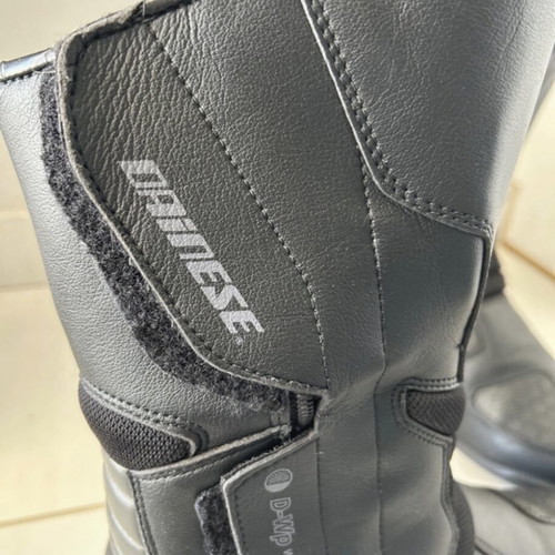 Dainese motorcycle boots used, black, size 42