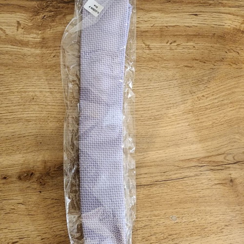 Lilac houndstooth micro-pattern silk tie by Boggi Milano new