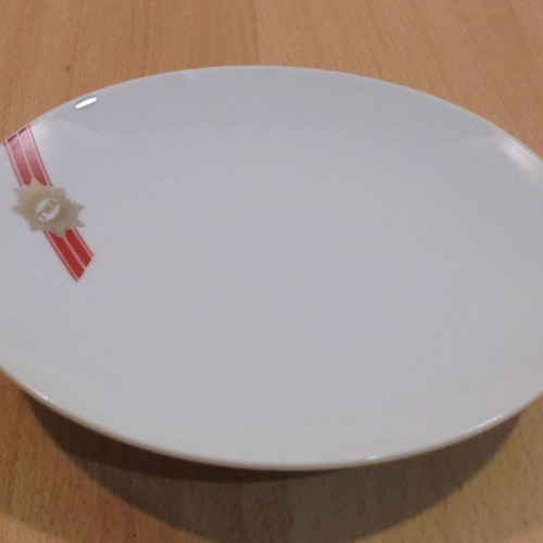 TWA Trans World Airlines old promotional ceramic plate used