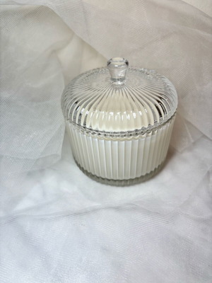Soy wax candle new with sandalwood scent