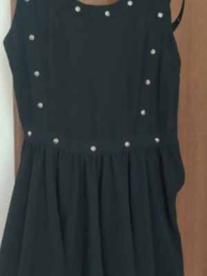 Firetrap скейтърска рокля с къдрава подплата, цип и капси, размер S